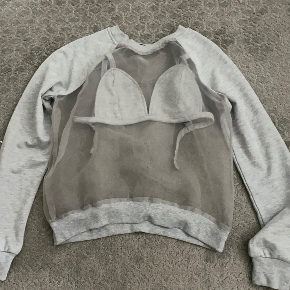 Nasty Gal Mesh sweater